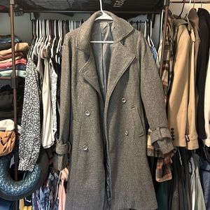 Long grey coat